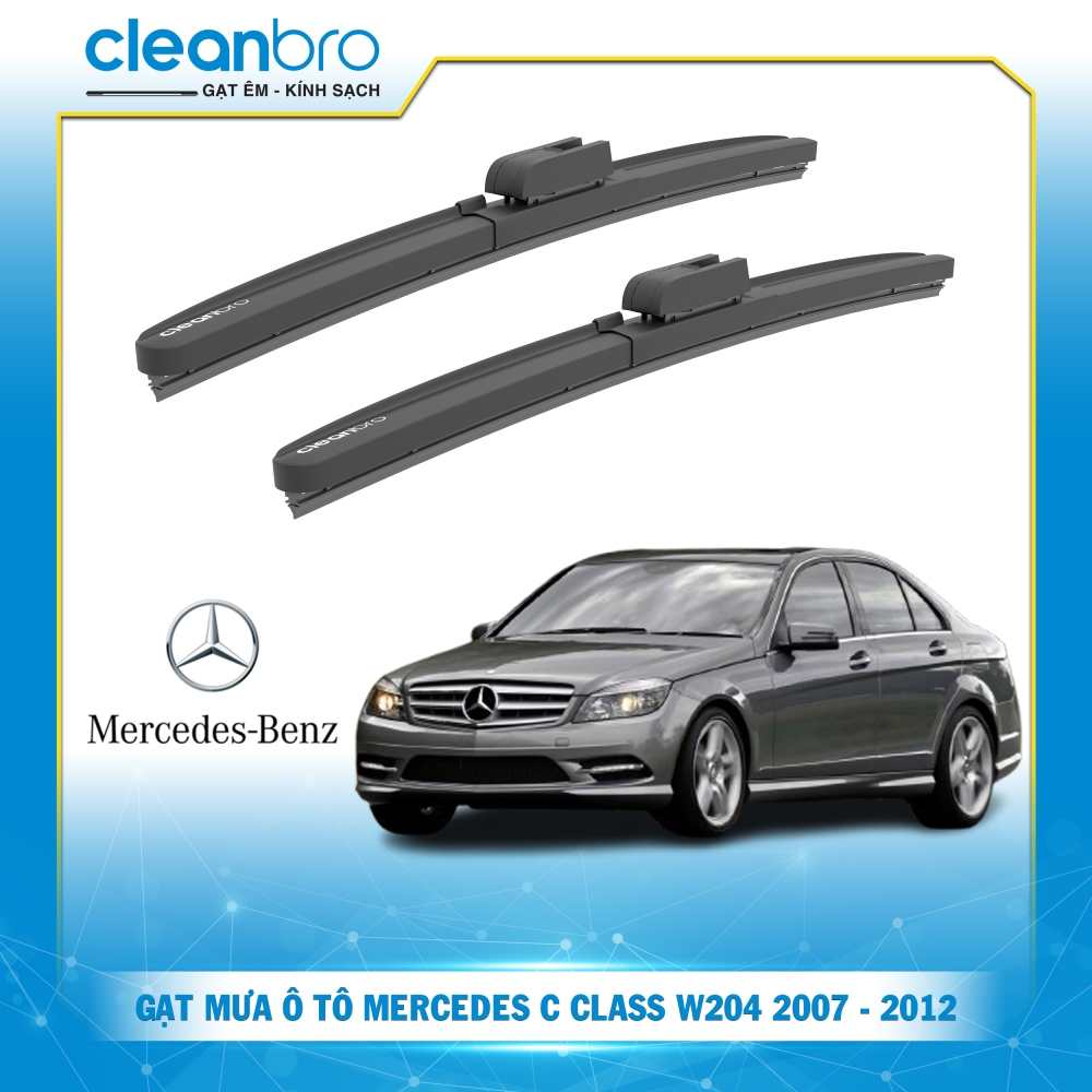 Gạt mưa ô tô  hiệu ứng lá sen Mercedes C Class W204 [2007-2012]