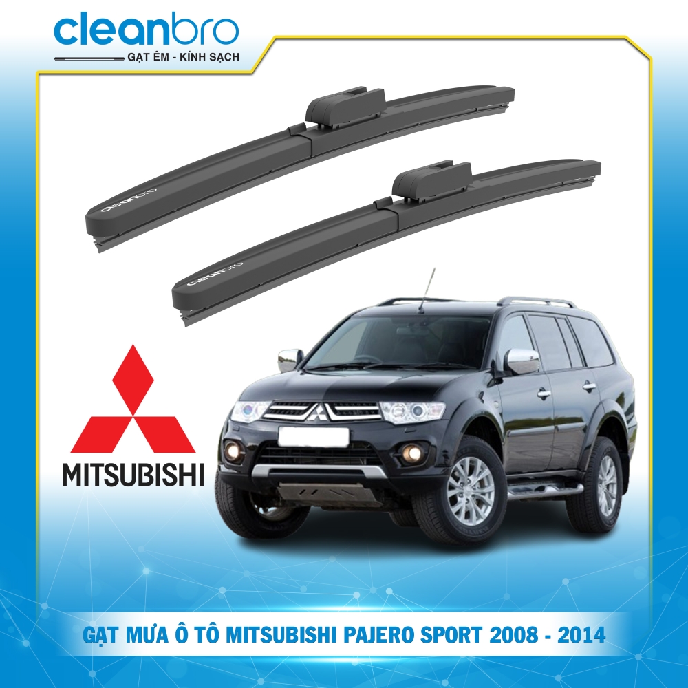 Gạt mưa ô tô  hiệu ứng lá sen Mitsubishi Pajero Sport [2008-2014]