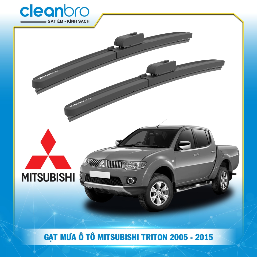Gạt mưa ô tô  hiệu ứng lá sen Mitsubishi Triton [2005-2015]