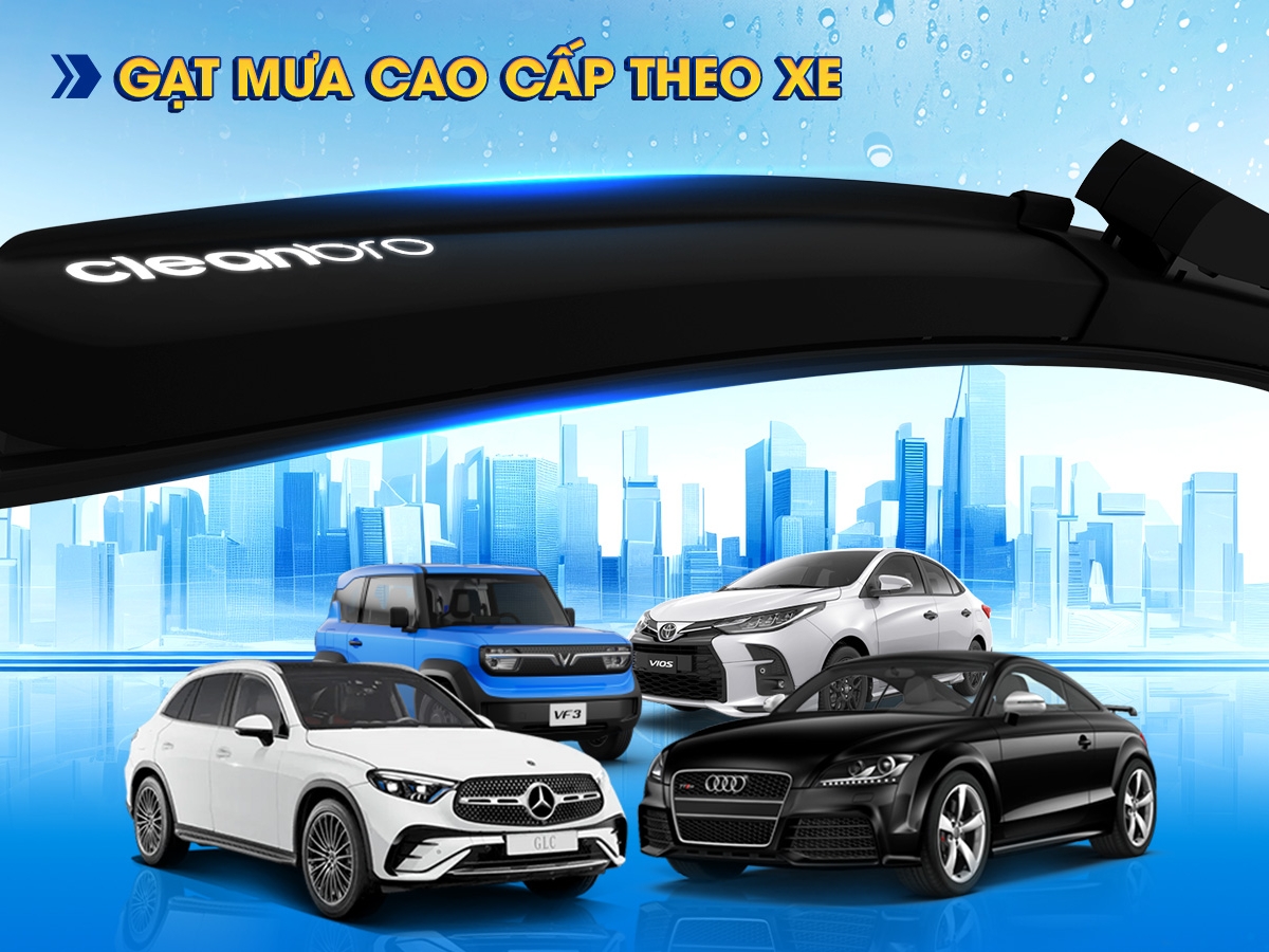 Gạt mưa silicone cao cấp theo xe