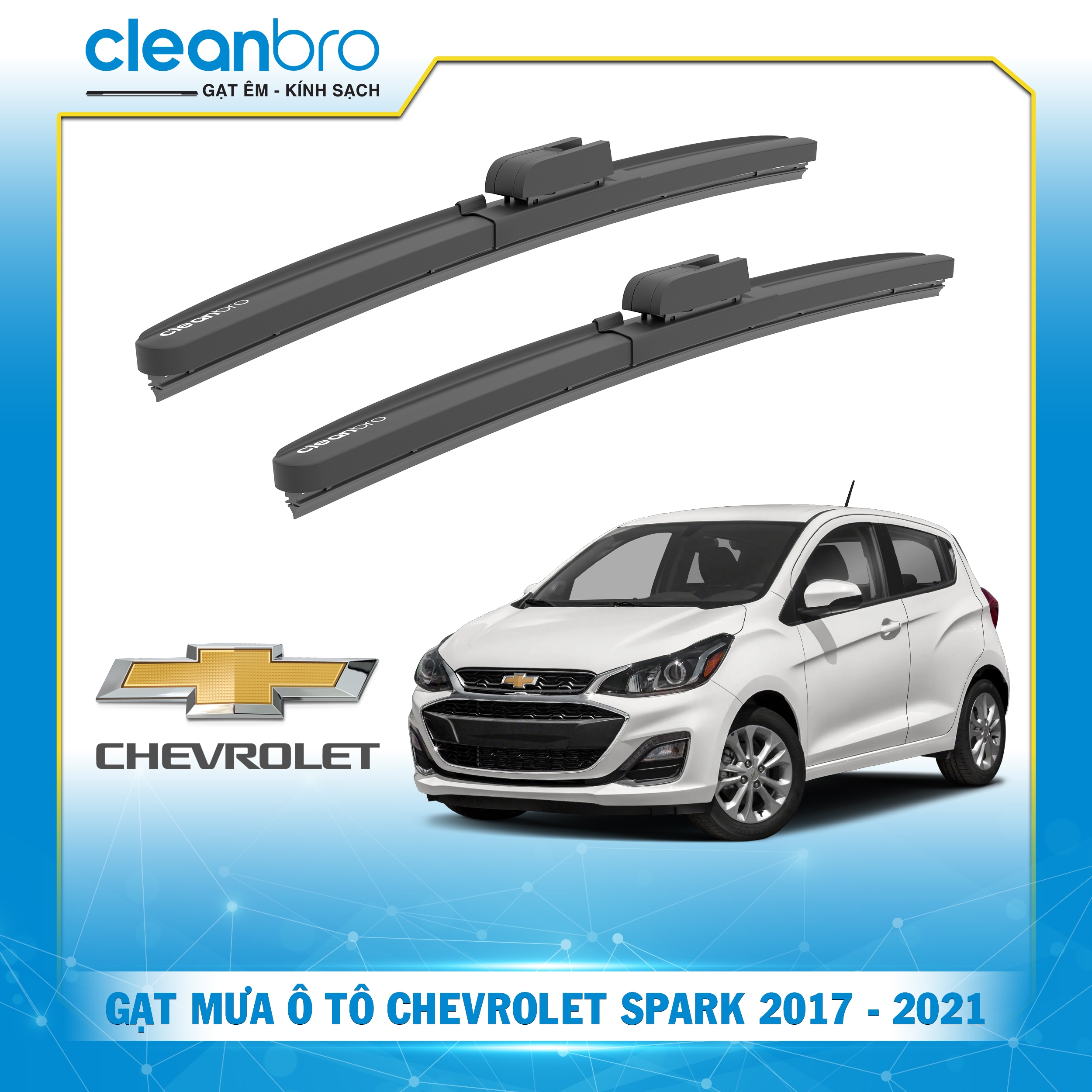Gạt mưa xe Chevrolet Spark 2017-2021