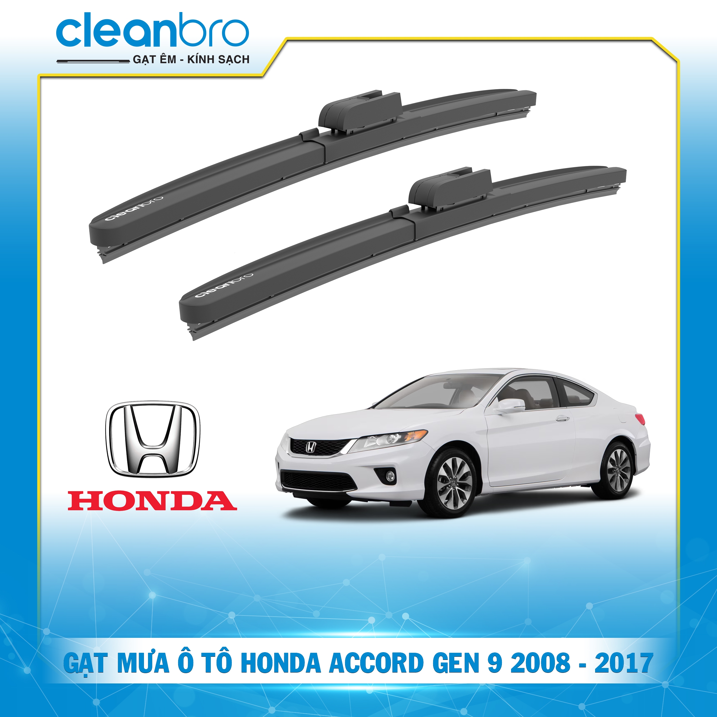 Gạt mưa xe Honda Accord Gen 9 (2008-2017)