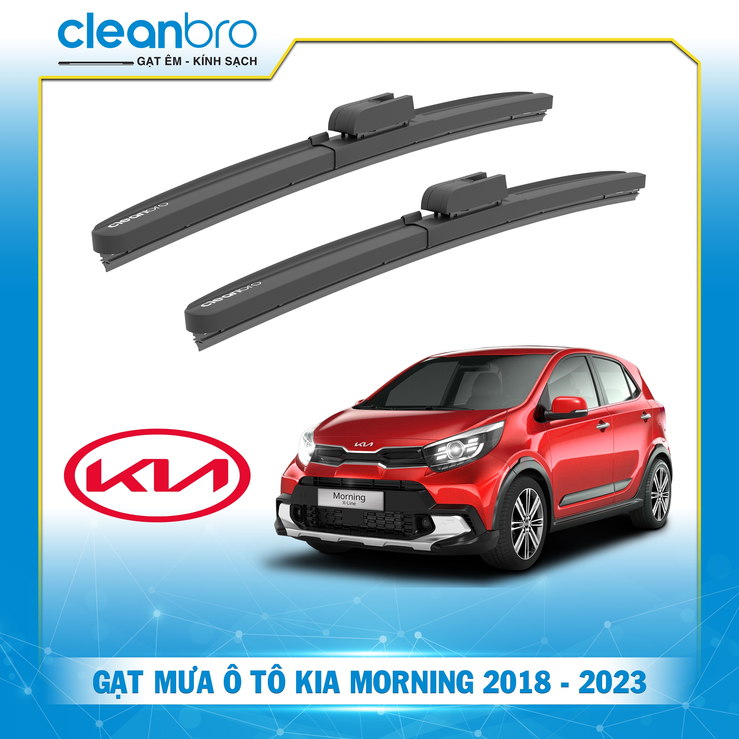 Gạt mưa xe Kia Morning (2018-2023 )