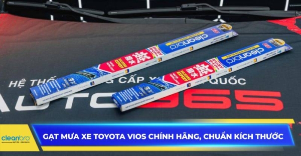 Gạt Mưa Xe Toyota Vios Chính Hãng, Chuẩn Kích Thước