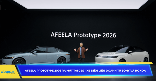 Afeela Prototype 2026 ra mắt tại Ces - Xe điện liên doanh từ Sony và Honda