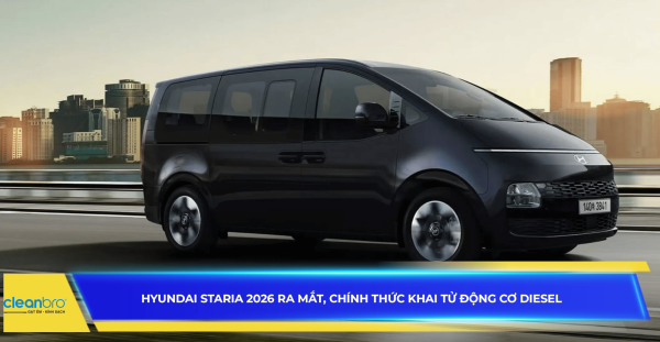 Hyundai Staria 2026 ra mắt, chính thức khai tử động cơ Diesel