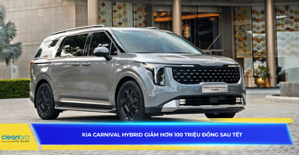 Kia Carnival Hybrid giảm hơn 100 triệu đồng sau tết
