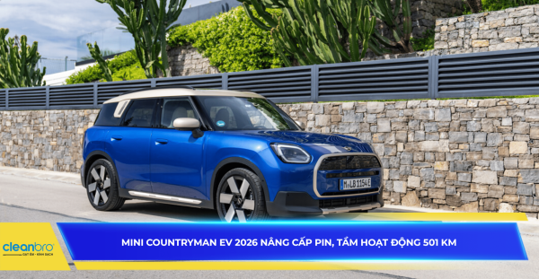 MINI Countryman EV 2026 nâng cấp pin, tầm hoạt động 501 km