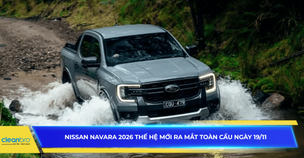 Nissan Navara 2026 thế hệ mới ra mắt toàn cầu ngày 19/11