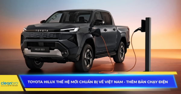 Toyota Hilux thế hệ mới chuẩn bị về Việt Nam - Thêm bản chạy điện
