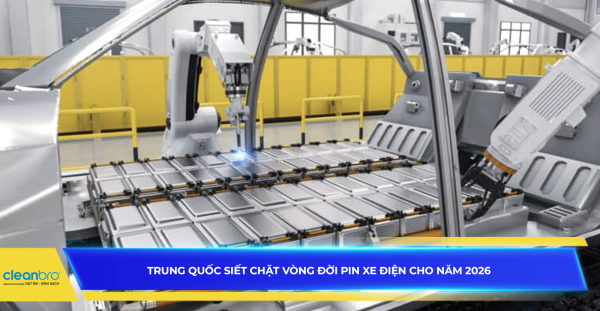 Trung Quốc siết chặt vòng đời pin xe điện cho năm 2026