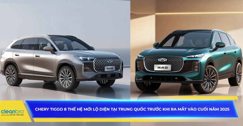 Chery Tiggo 8 thế hệ mới lộ diện tại Trung Quốc trước khi ra mắt vào cuối năm 2025