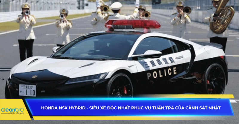 Honda NSX Hybrid - Siêu xe độc nhất phục vụ tuần tra của cảnh sát Nhật