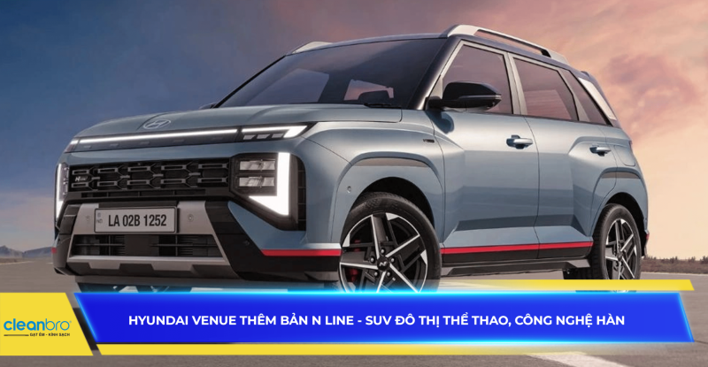 Hyundai Venue thêm bản N Line - SUV đô thị thể thao, công nghệ Hàn
