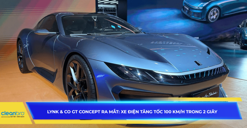 Lynk & Co GT Concept ra mắt: Xe điện tăng tốc 100 km/h trong 2 giây