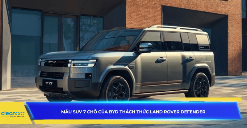 Mẫu SUV 7 chỗ của BYD thách thức Land Rover Defender
