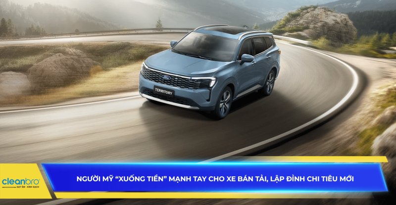 Người Mỹ “xuống tiền” mạnh tay cho xe bán tải, lập đỉnh chi tiêu mới