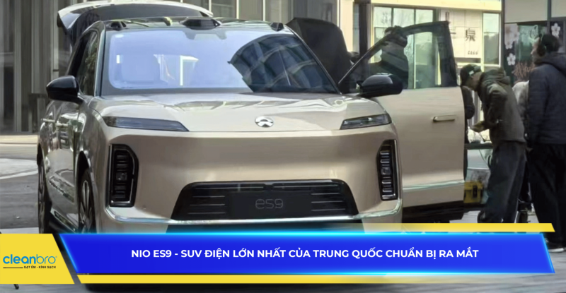 Nio ES9 - SUV điện lớn nhất của Trung Quốc chuẩn bị ra mắt
