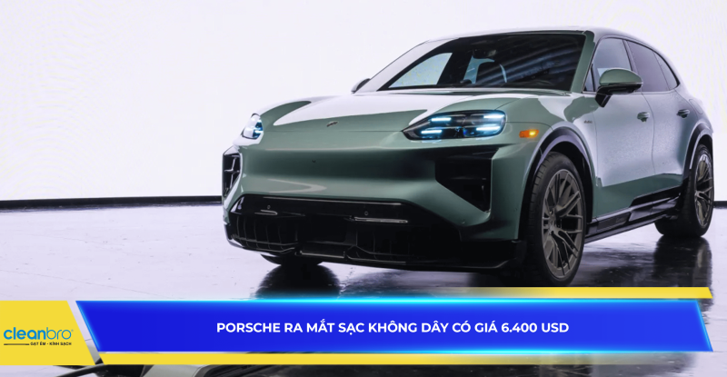 Porsche ra mắt sạc không dây có giá 6.400 USD