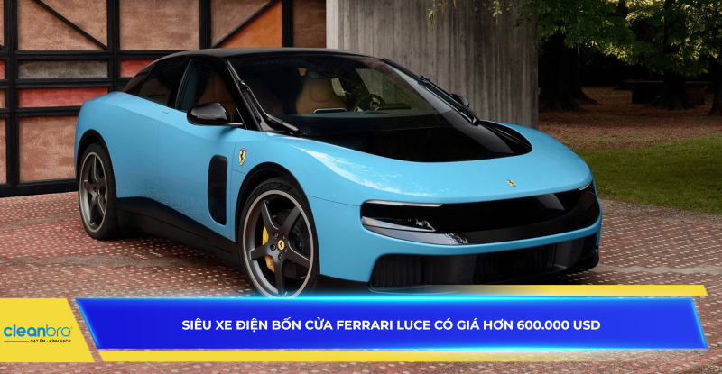 Siêu xe điện bốn cửa Ferrari Luce có giá hơn 600.000 USD