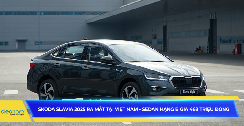 Skoda Slavia 2025 ra mắt tại Việt Nam - Sedan hạng B giá 468 triệu đồng