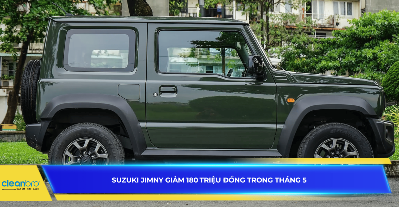 Suzuki Jimny giảm 180 triệu đồng trong tháng 5