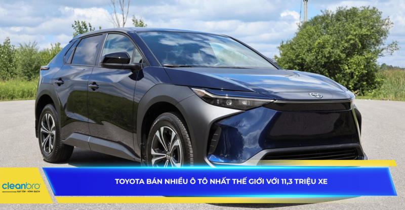 Toyota bán nhiều ô tô nhất thế giới với 11,3 triệu xe