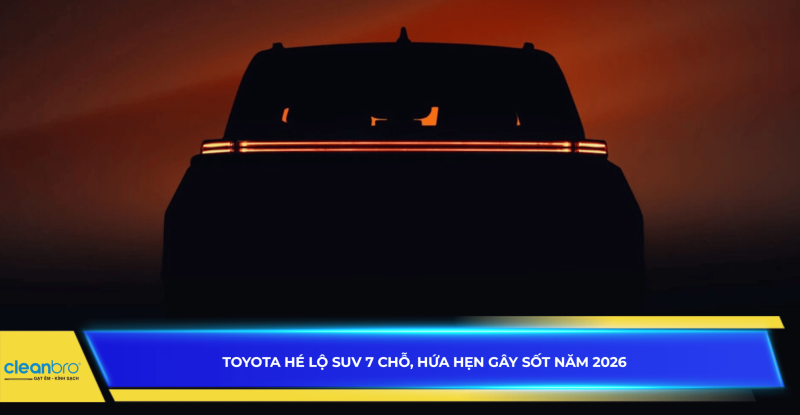 Toyota hé lộ SUV 7 chỗ, hứa hẹn gây sốt năm 2026