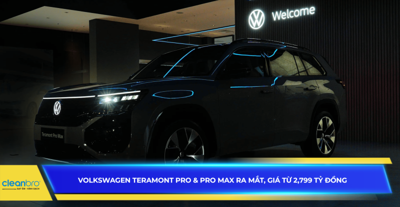 Volkswagen Teramont Pro & Pro Max ra mắt, giá từ 2,799 tỷ đồng