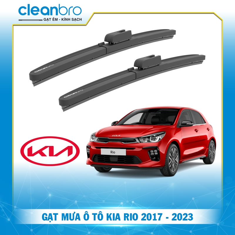 Gạt mưa ô tô hiệu ứng lá sen Kia Rio [2017-2023+]