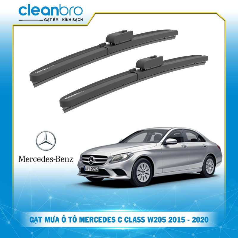 Gạt mưa ô tô  hiệu ứng lá sen Mercedes C Class W205 [2015-2020]
